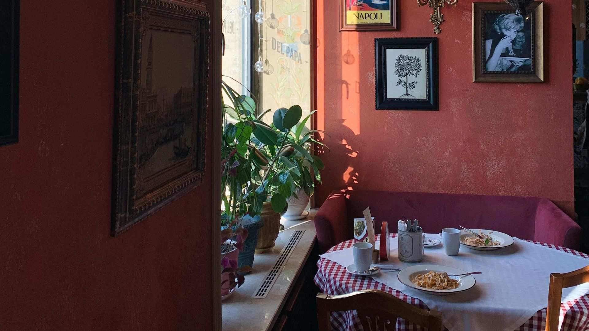 white ceramic plate on table