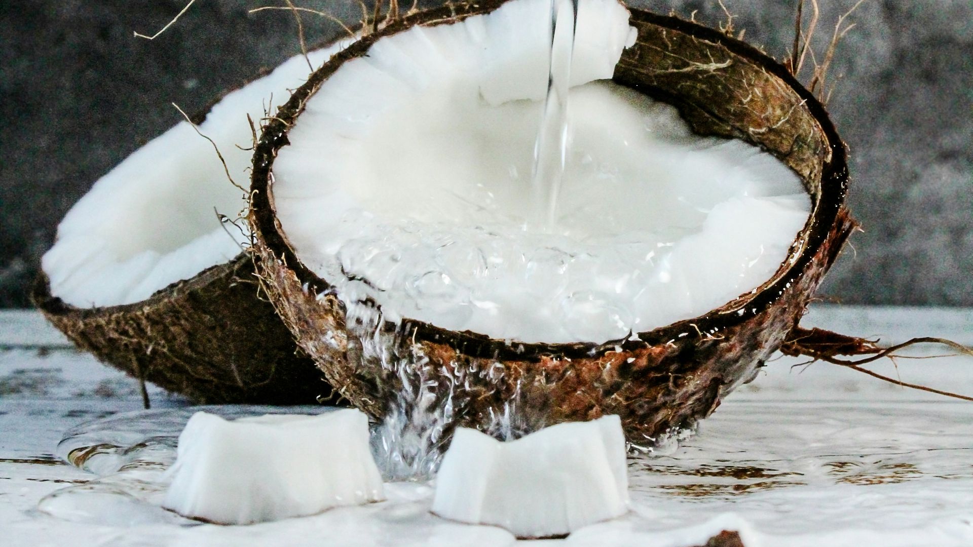 brown and white cake with white candle
