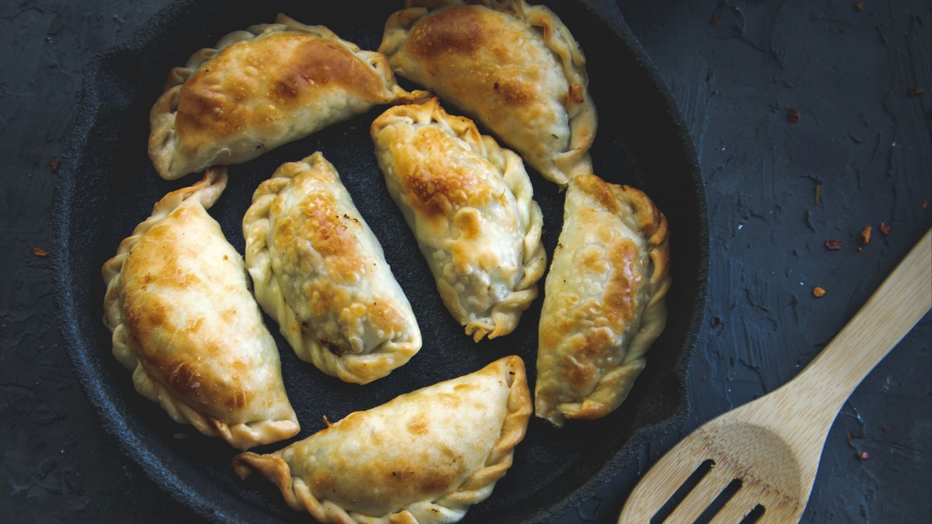 fried food on black pan