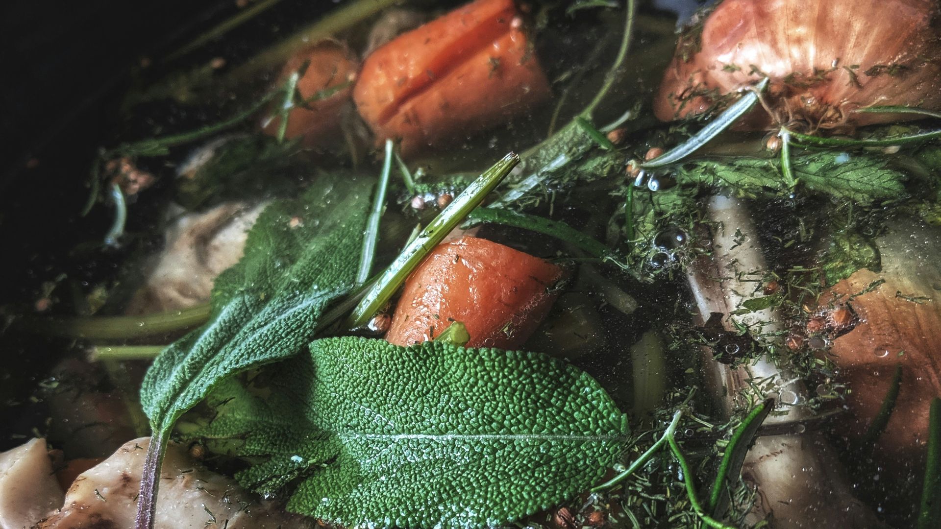 meat and vegetable soup