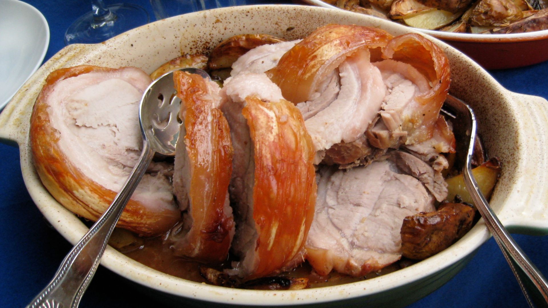 File:Roast pork loin, potatoes (2585116058).jpg