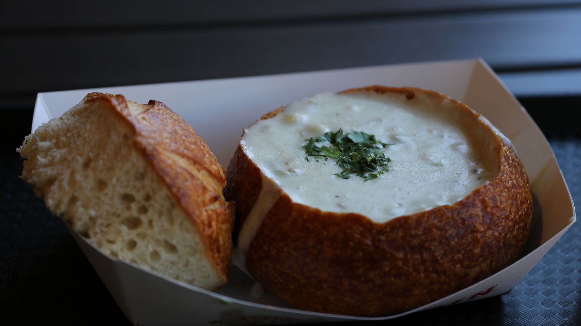 File:Clam chowder in a Boudin sourdough bowl at Pier 39 (TK).JPG
