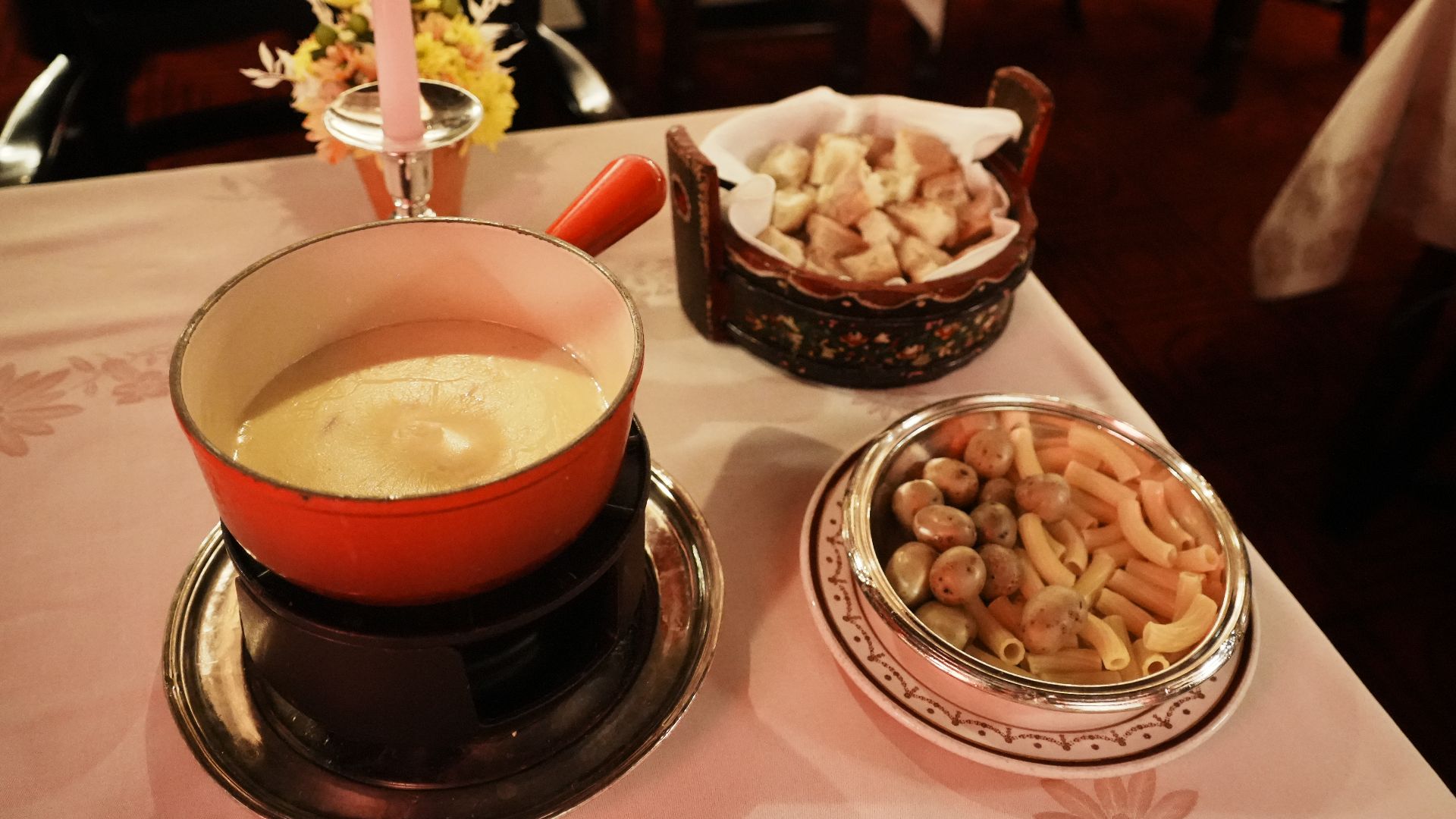 File:Cheese Fondue and side dishes.jpg