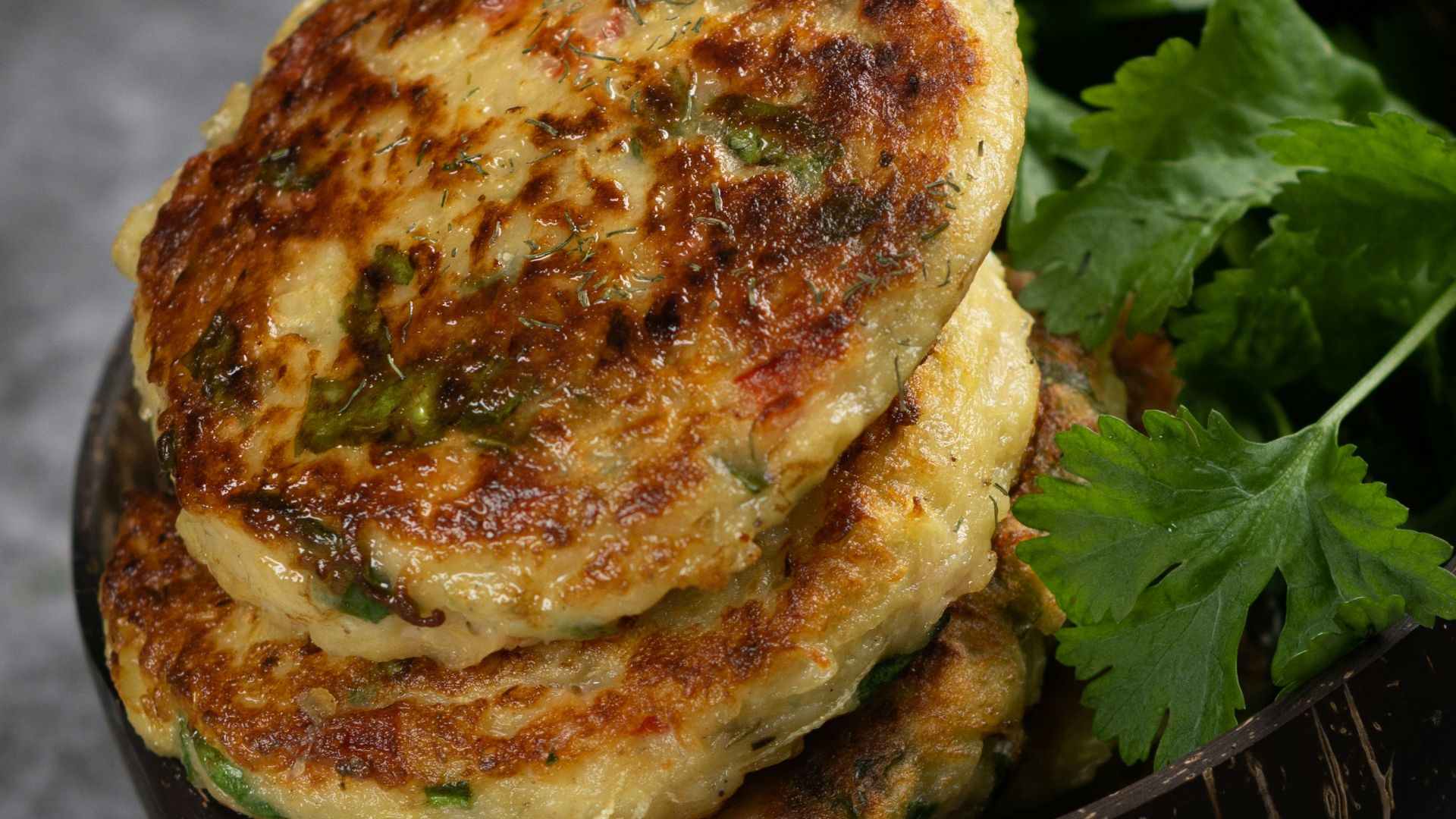brown bread on black ceramic plate
