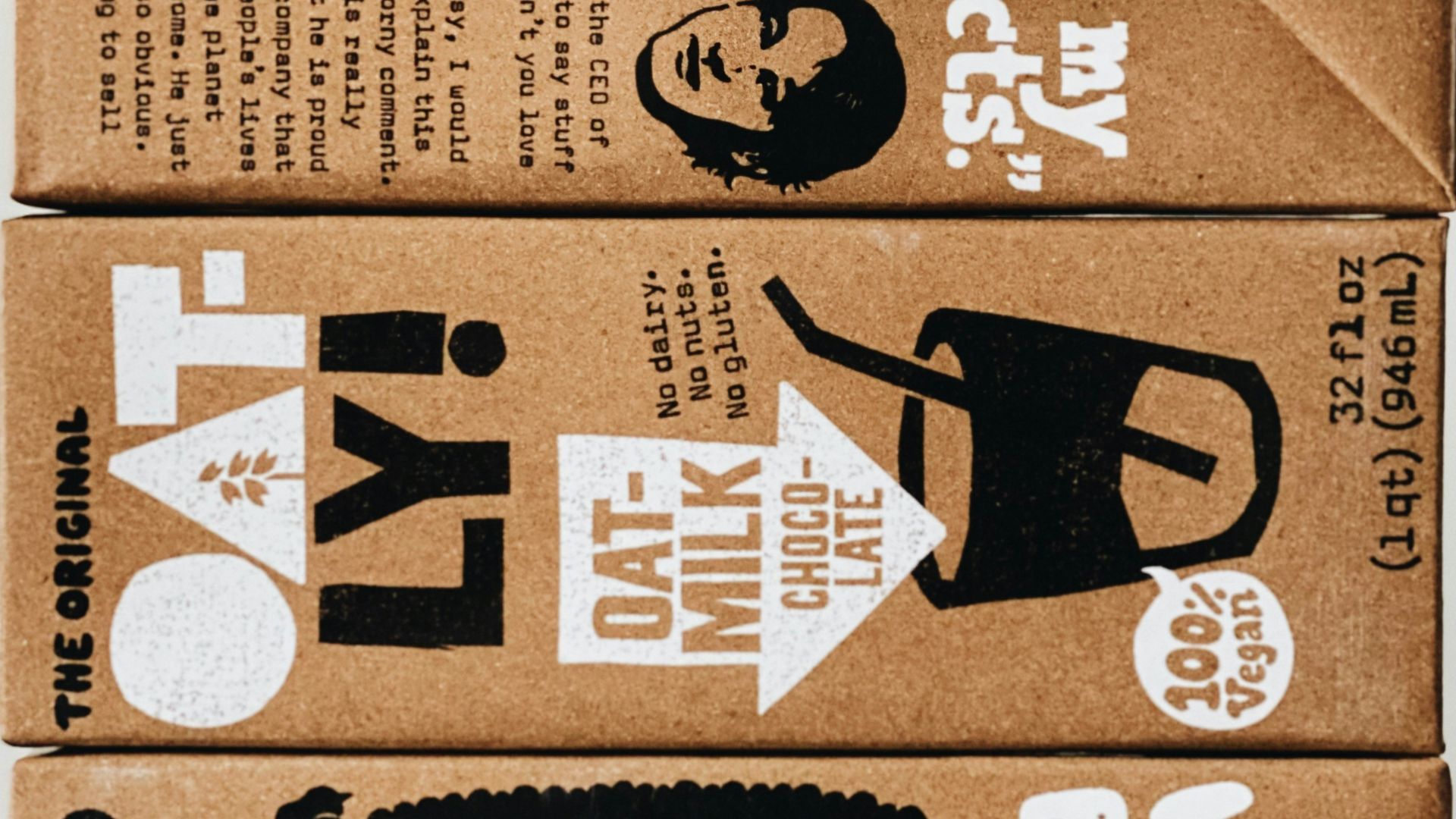 brown and black cardboard box