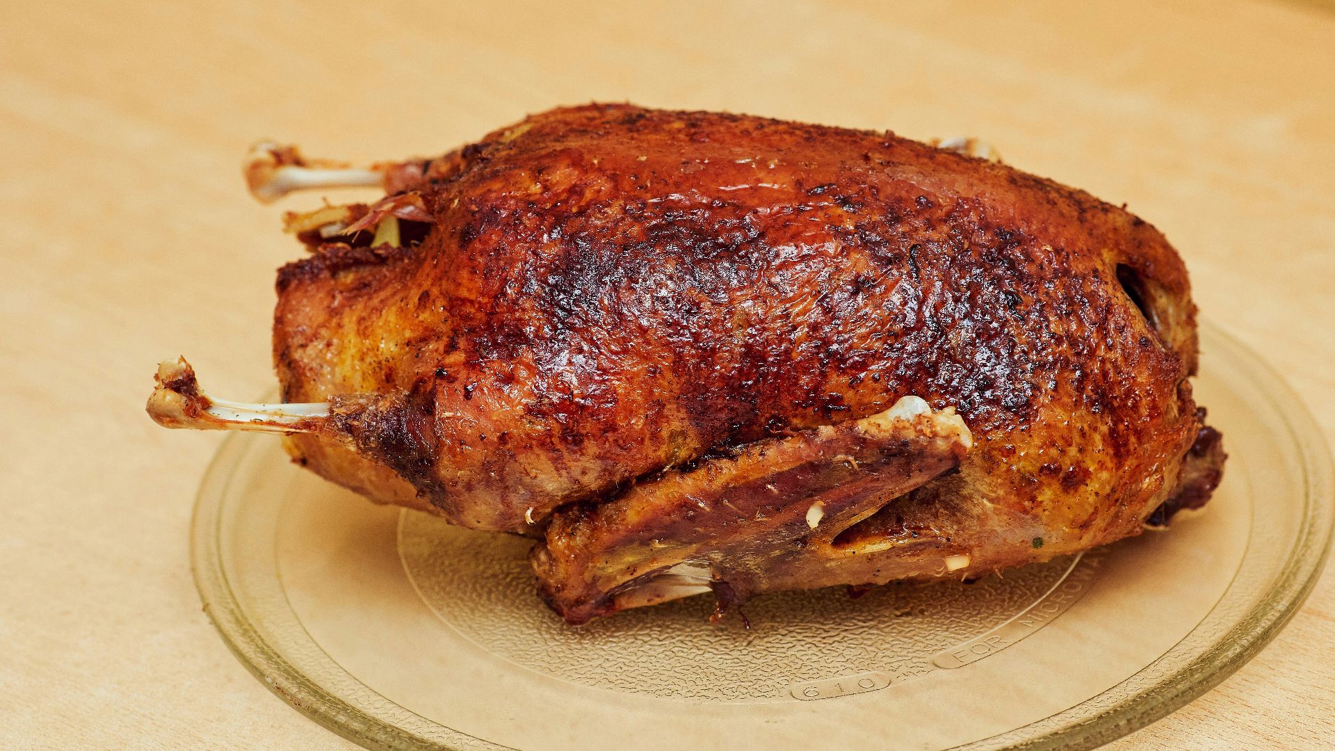 roasted chicken on white ceramic plate