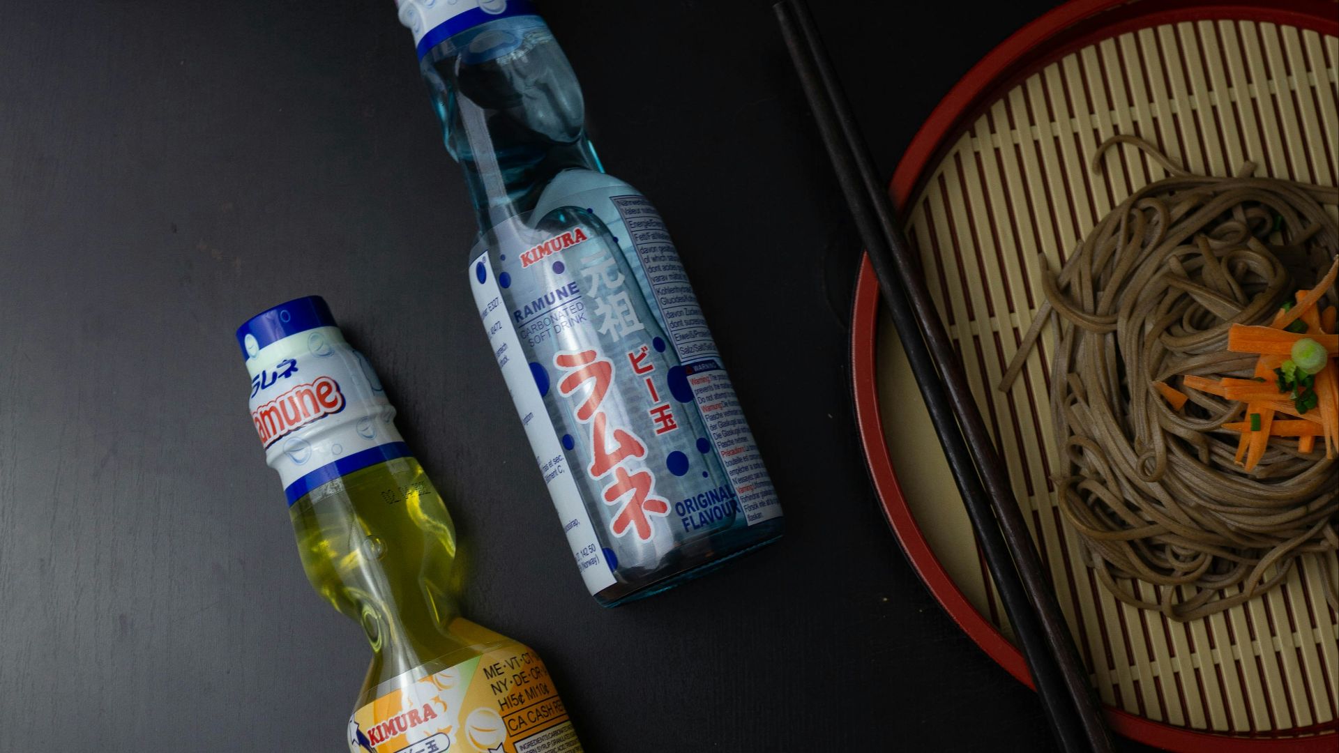 yellow and blue labeled bottle