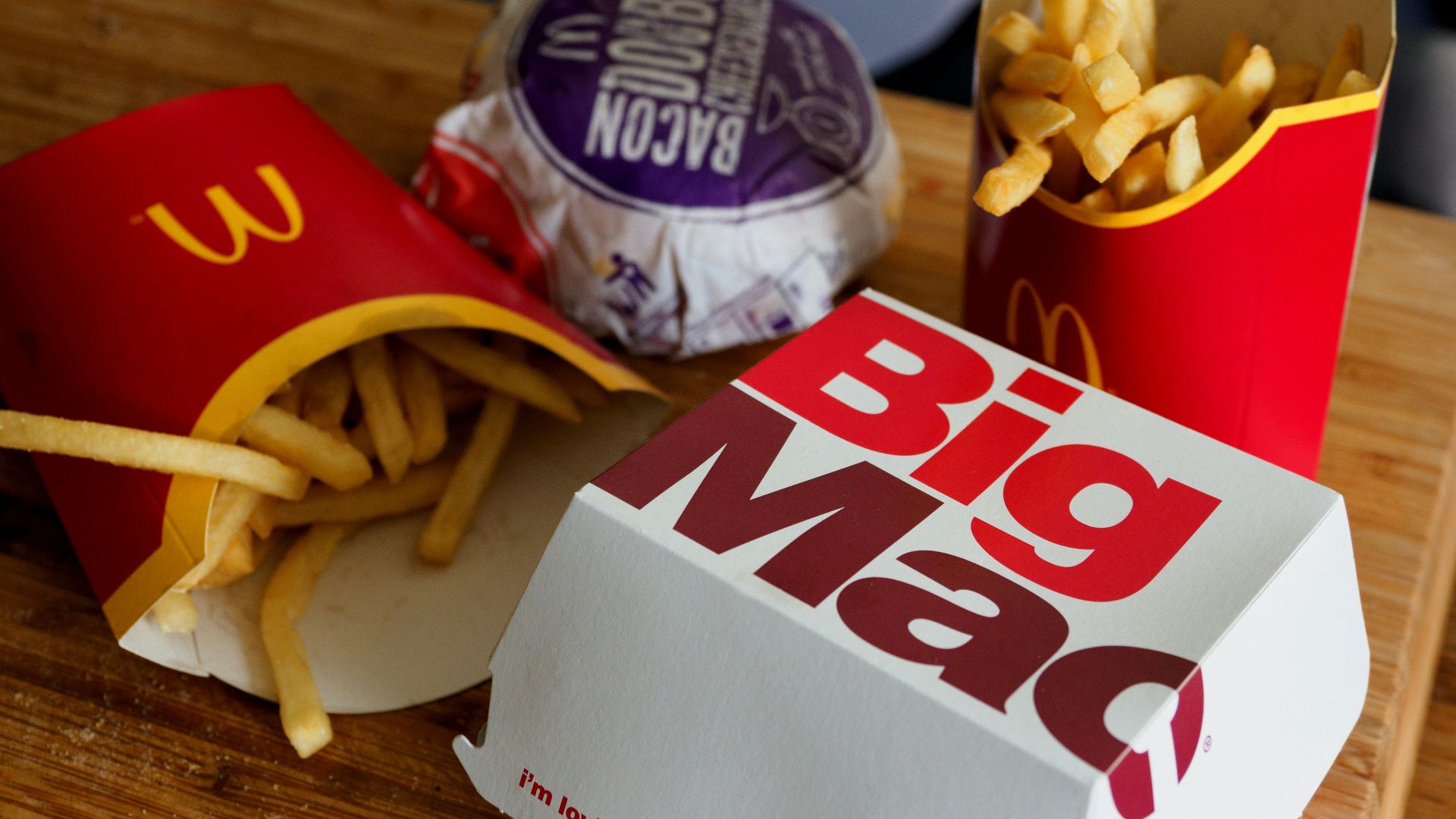 a tray of food on a table