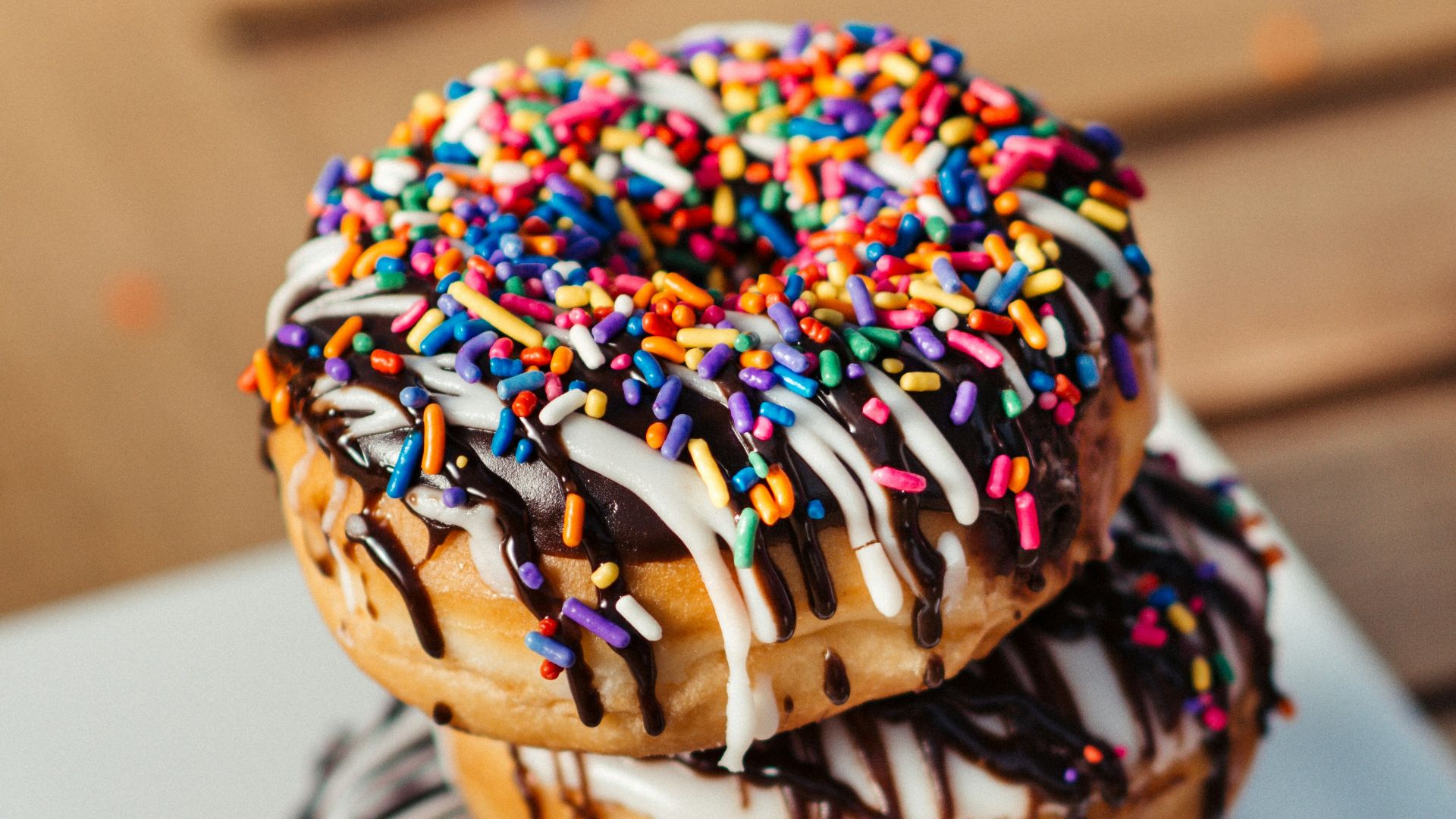 doughnut with toppings
