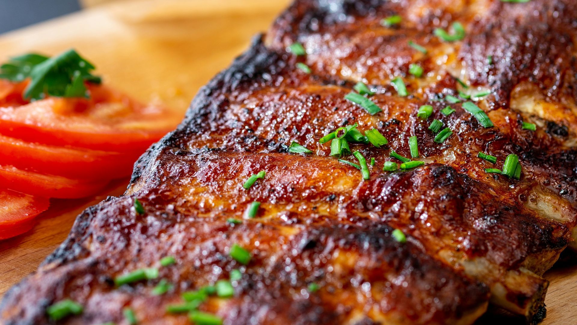 a close up of a fish on a cutting board