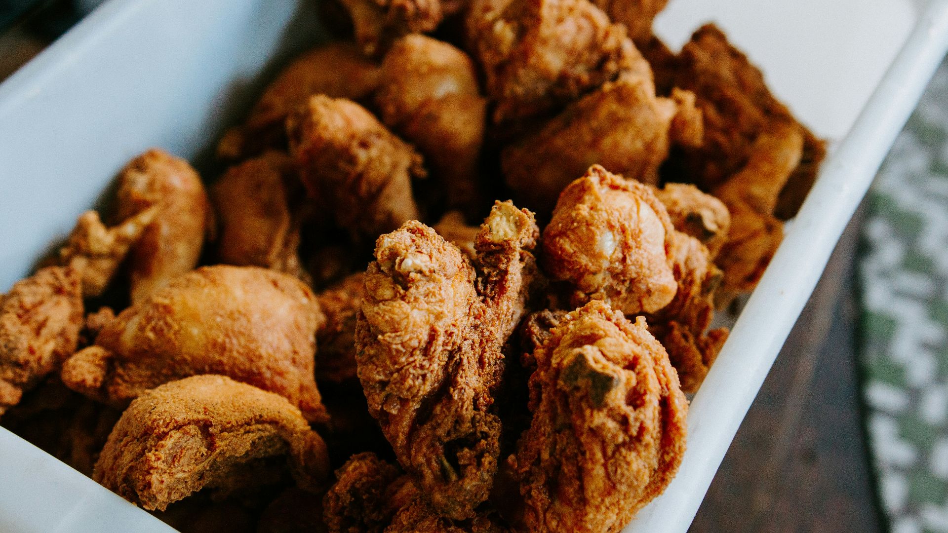 brown cookies in white container