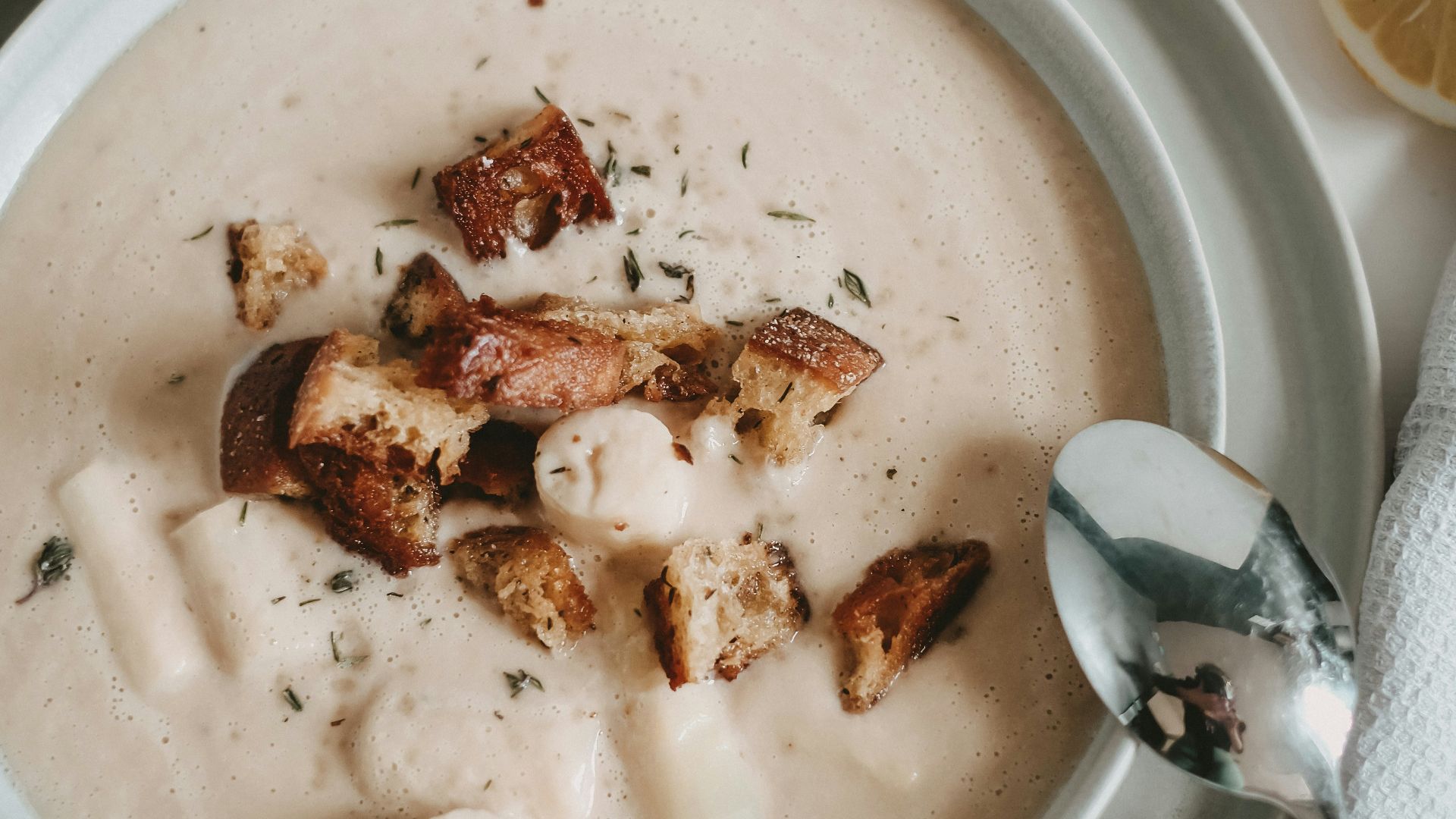 cooked food on white ceramic plate