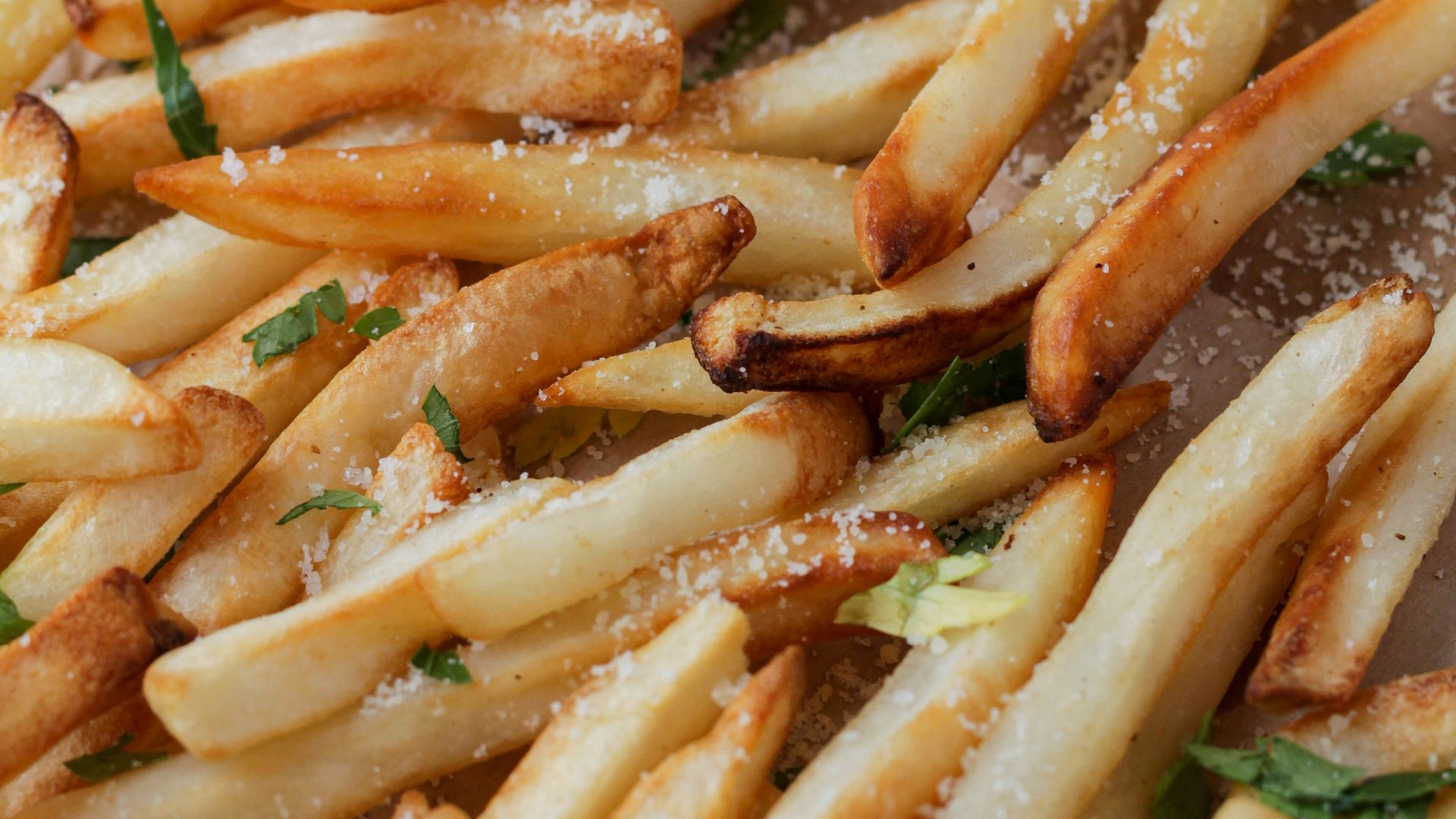 brown fries on white ceramic plate