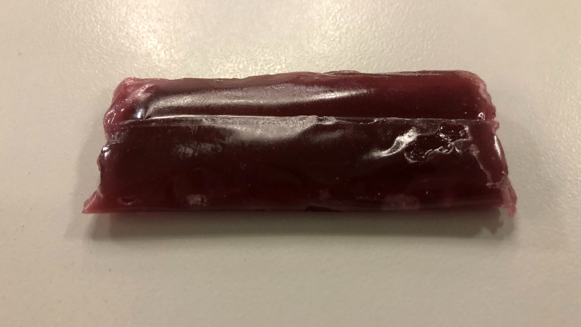 File:2019-12-11 23 31 20 A grape-flavored Jolly Rancher Hard Candy Stix after being unwrapped in the Dulles section of Sterling, Loudoun County, Virginia.jpg
