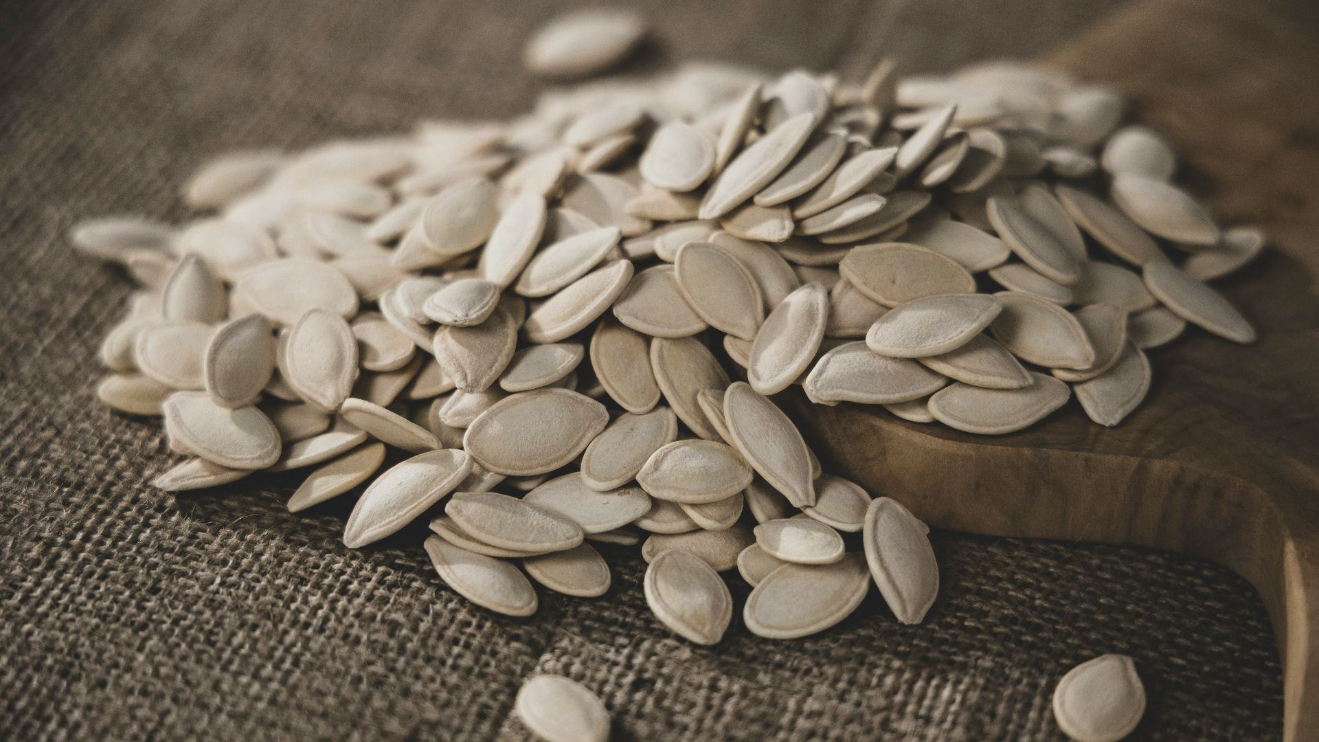 brown seeds on brown wooden surface