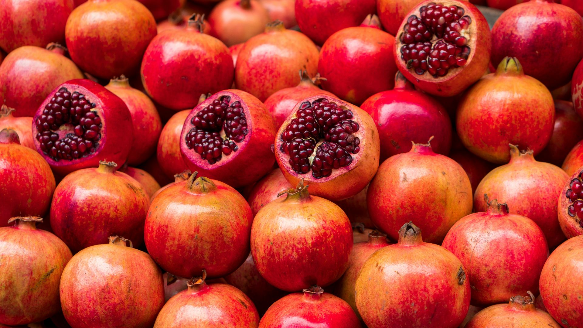 pomegranate fruits