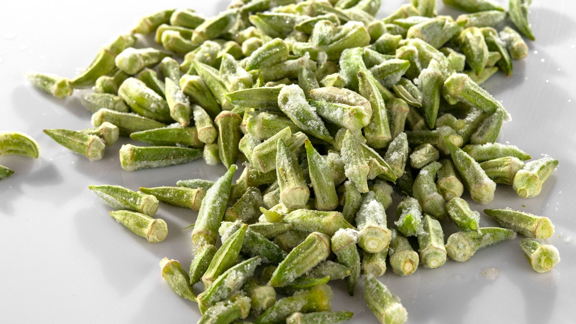 green vegetable on white table