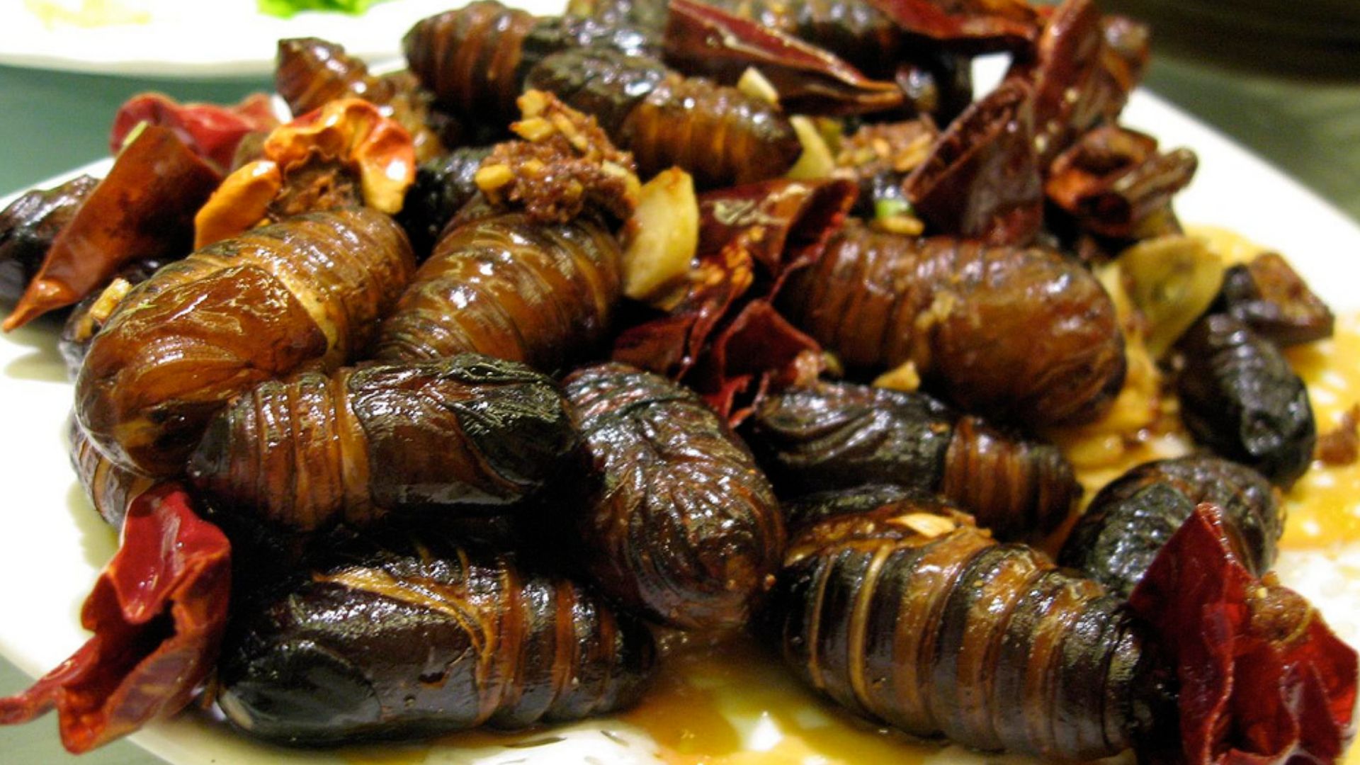 File:Silkworm pupae to eat.jpg