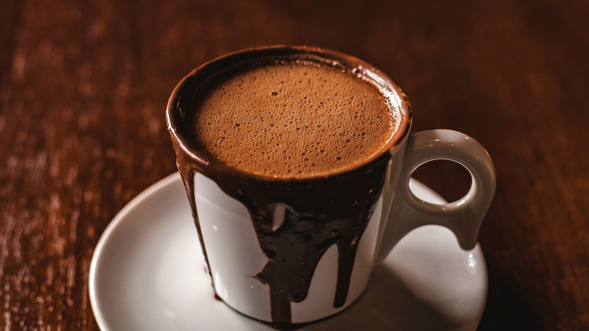photo of mug with hot choco