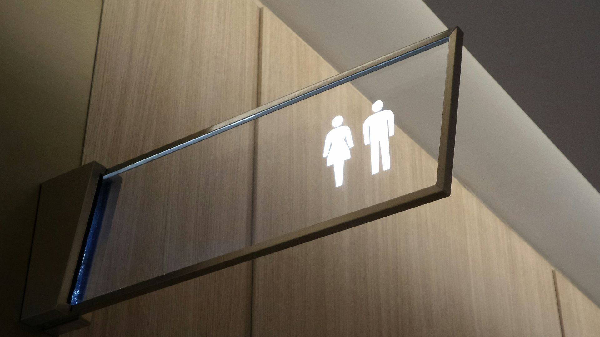 man and woman comfort room