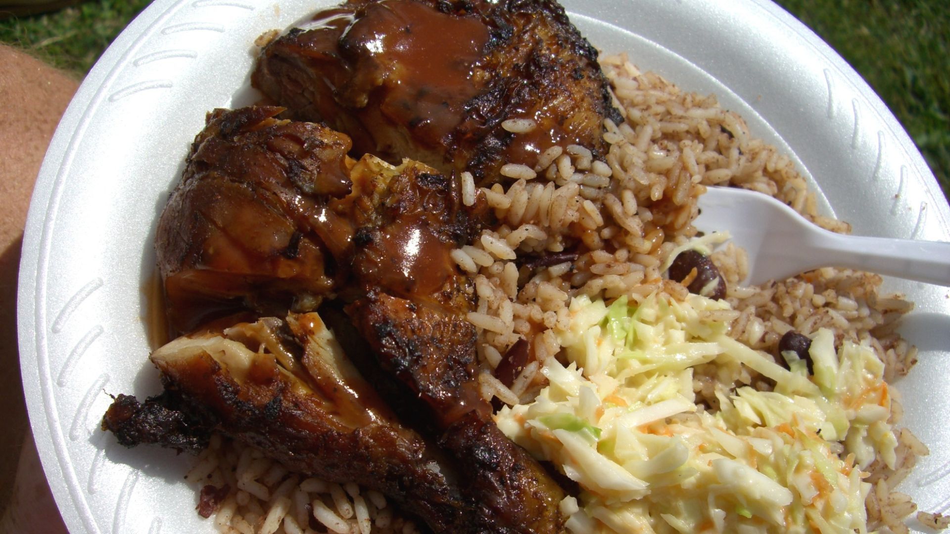 File:Jerk Chicken, Rice.jpg