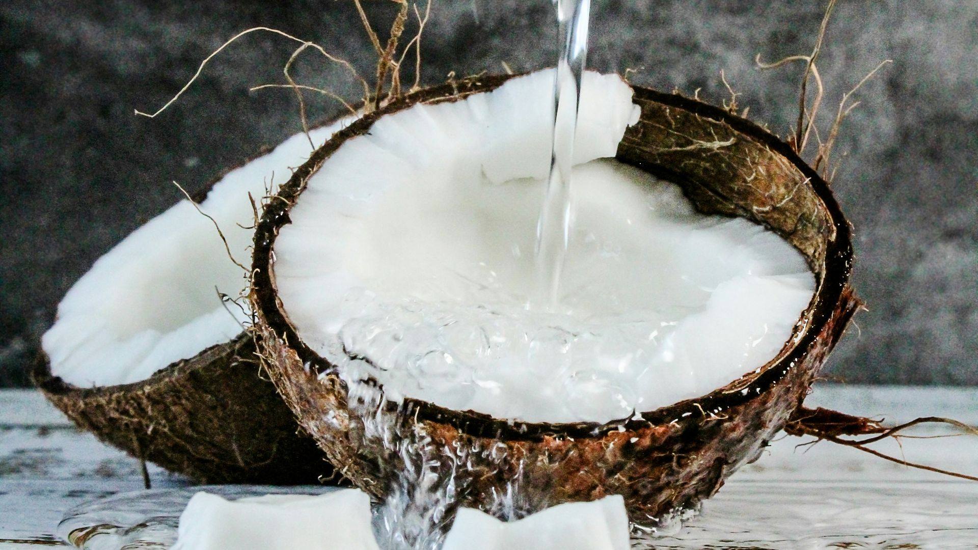 brown and white cake with white candle