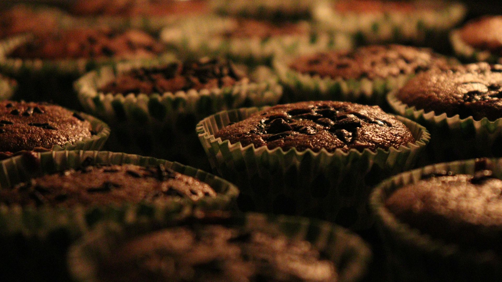 a bunch of muffins that are in a pan