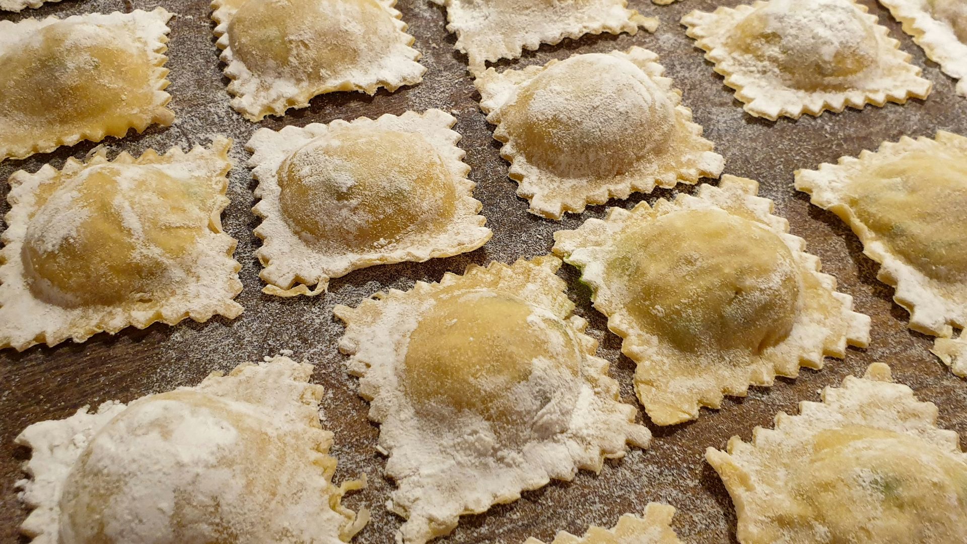 a group of white and brown objects