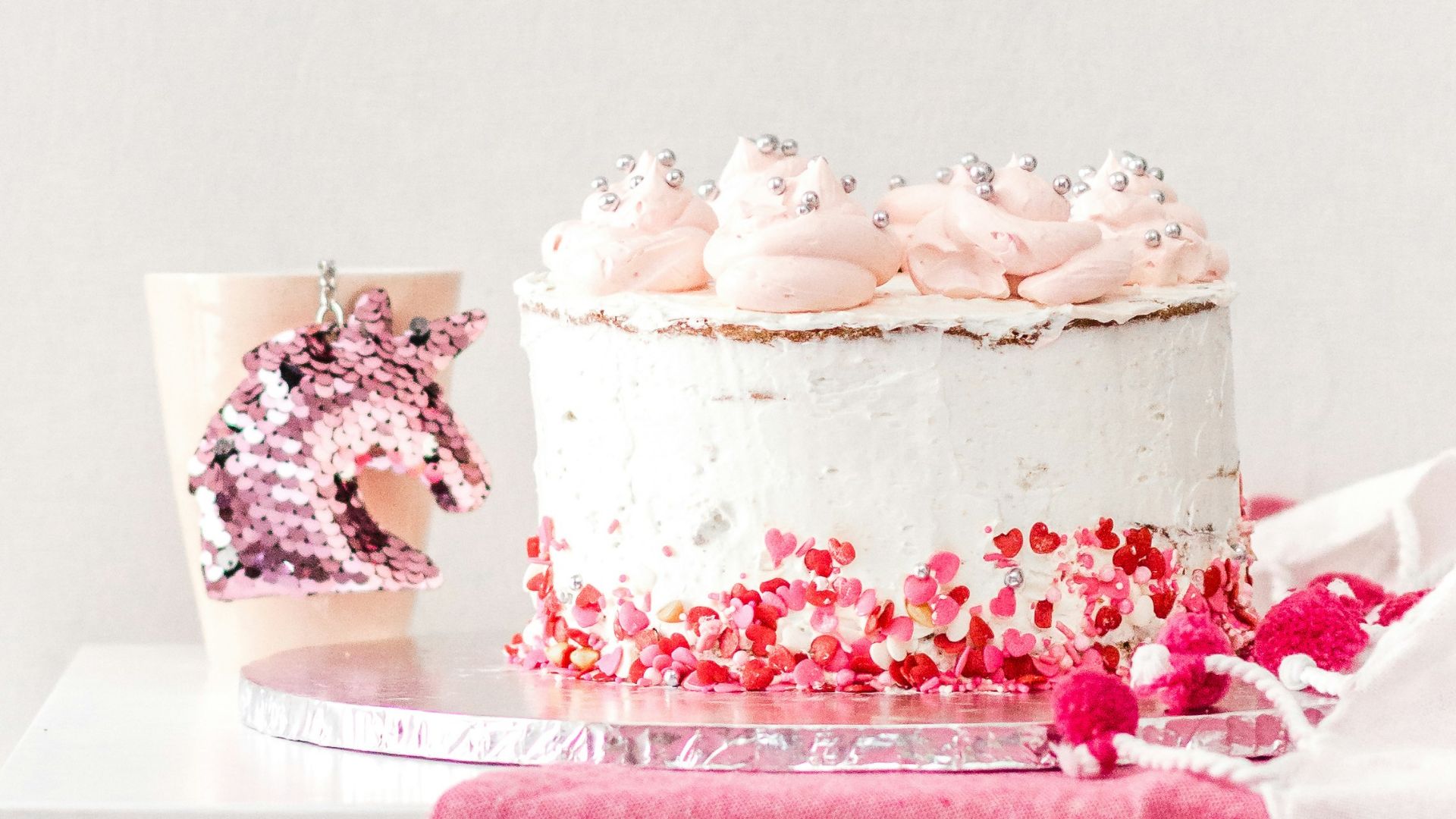 white and red striped textile