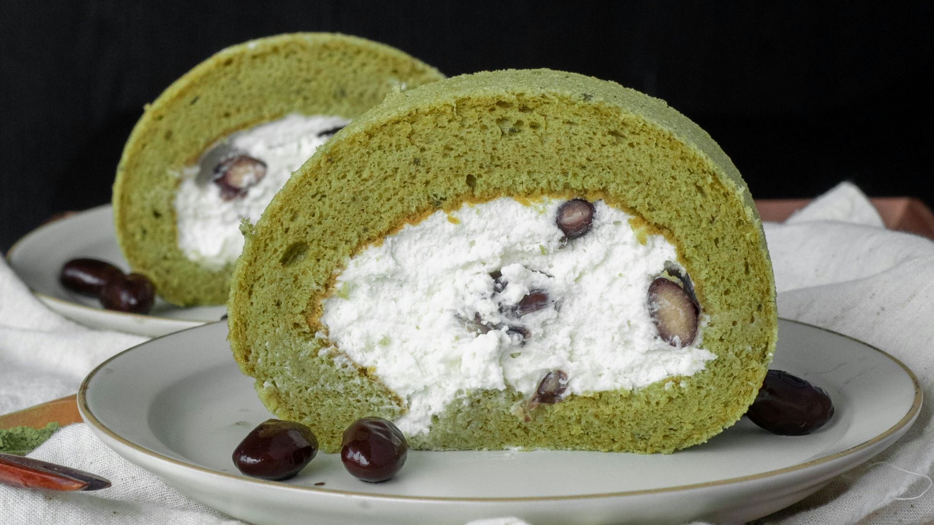 white cream on yellow and white ceramic plate