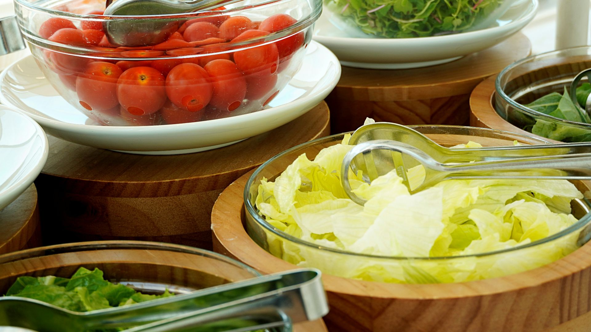 A table filled with lots of different types of food