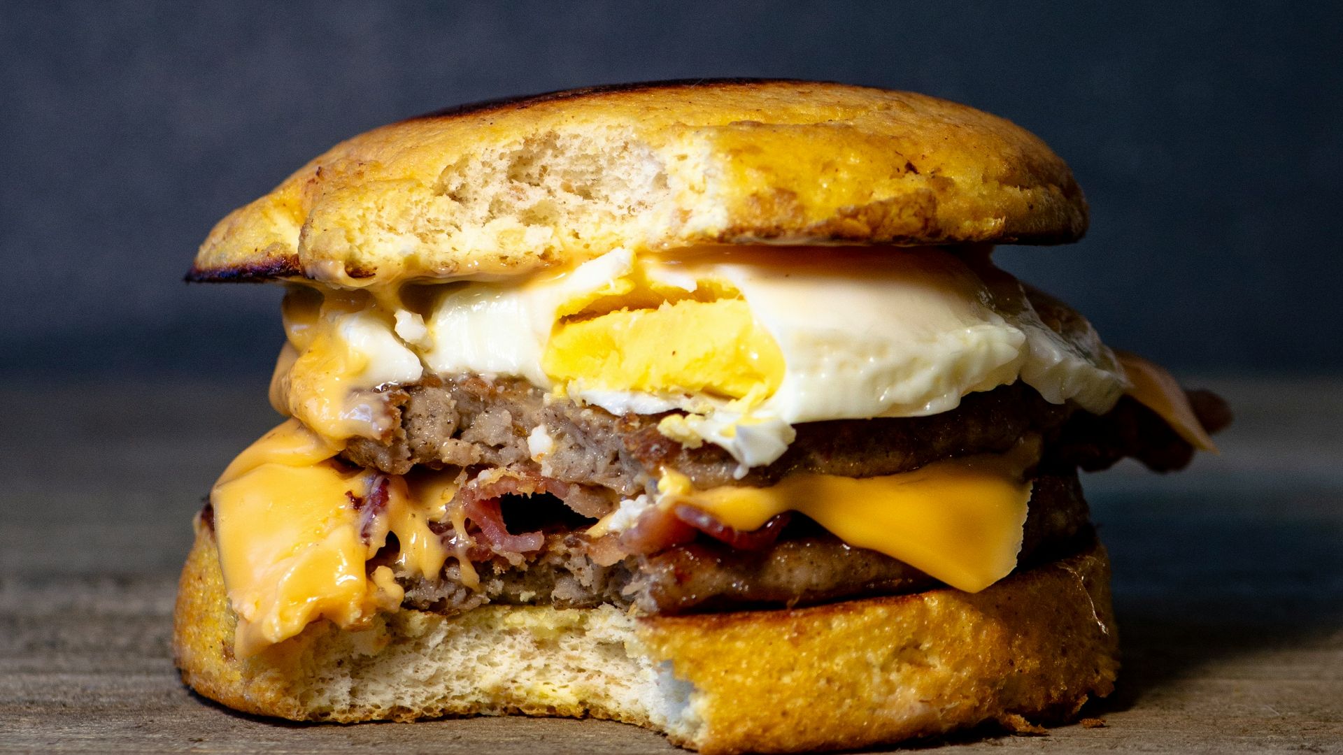 burger with patty and cheese