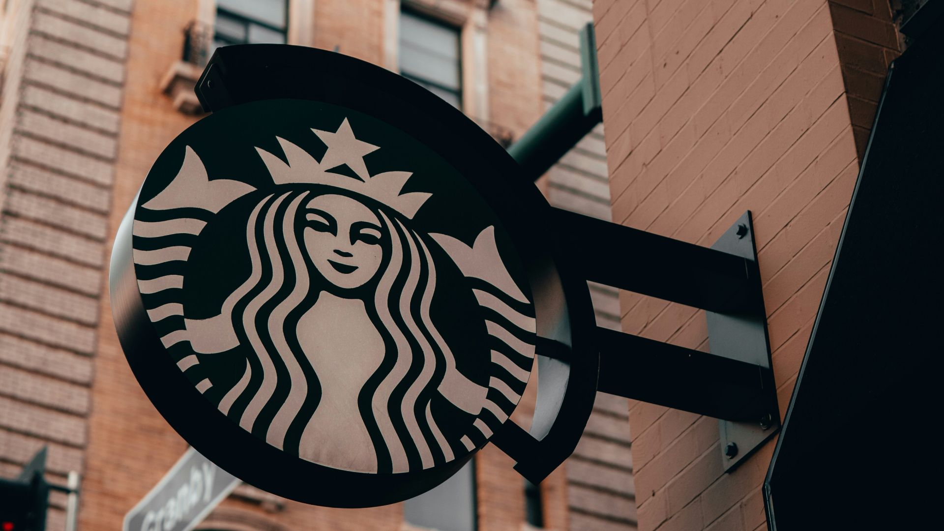 black and white round logo