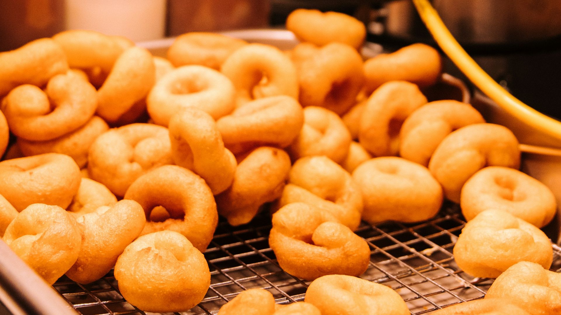 brown bread on stainless steel tray