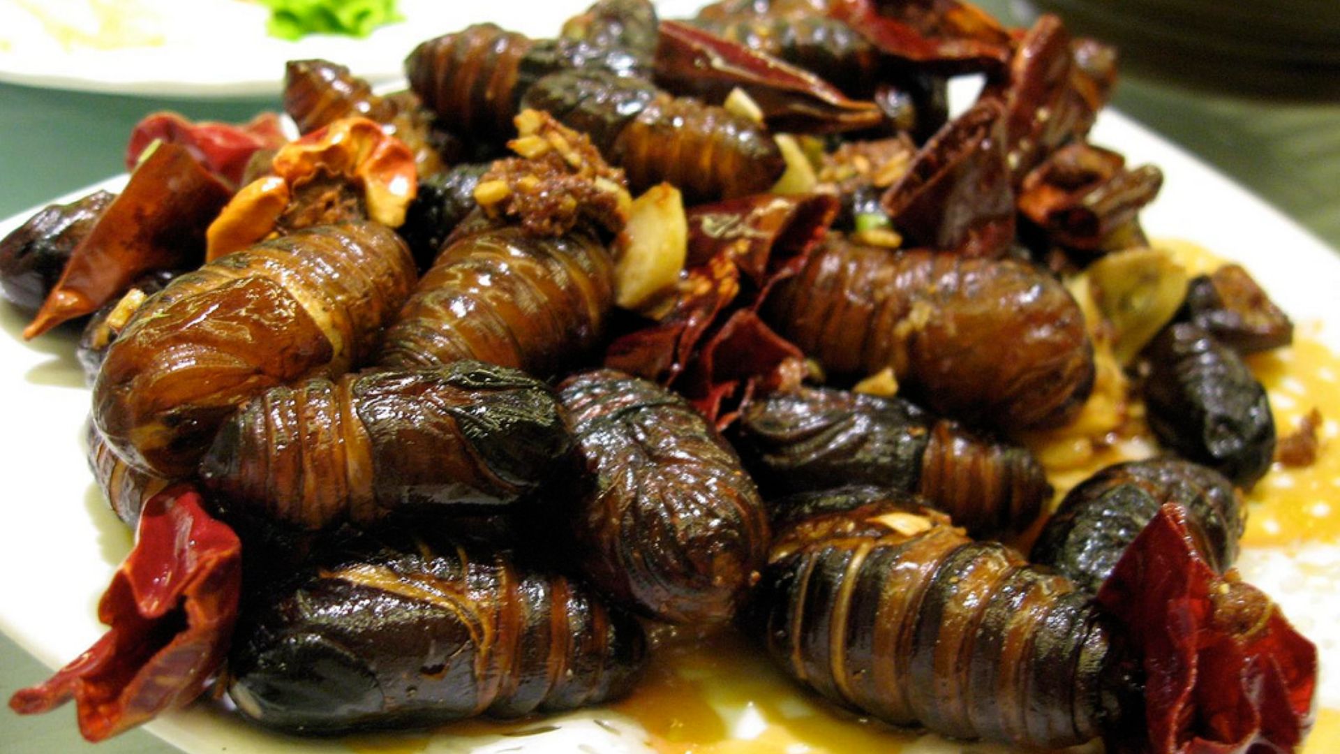 File:Silkworm pupae to eat.jpg