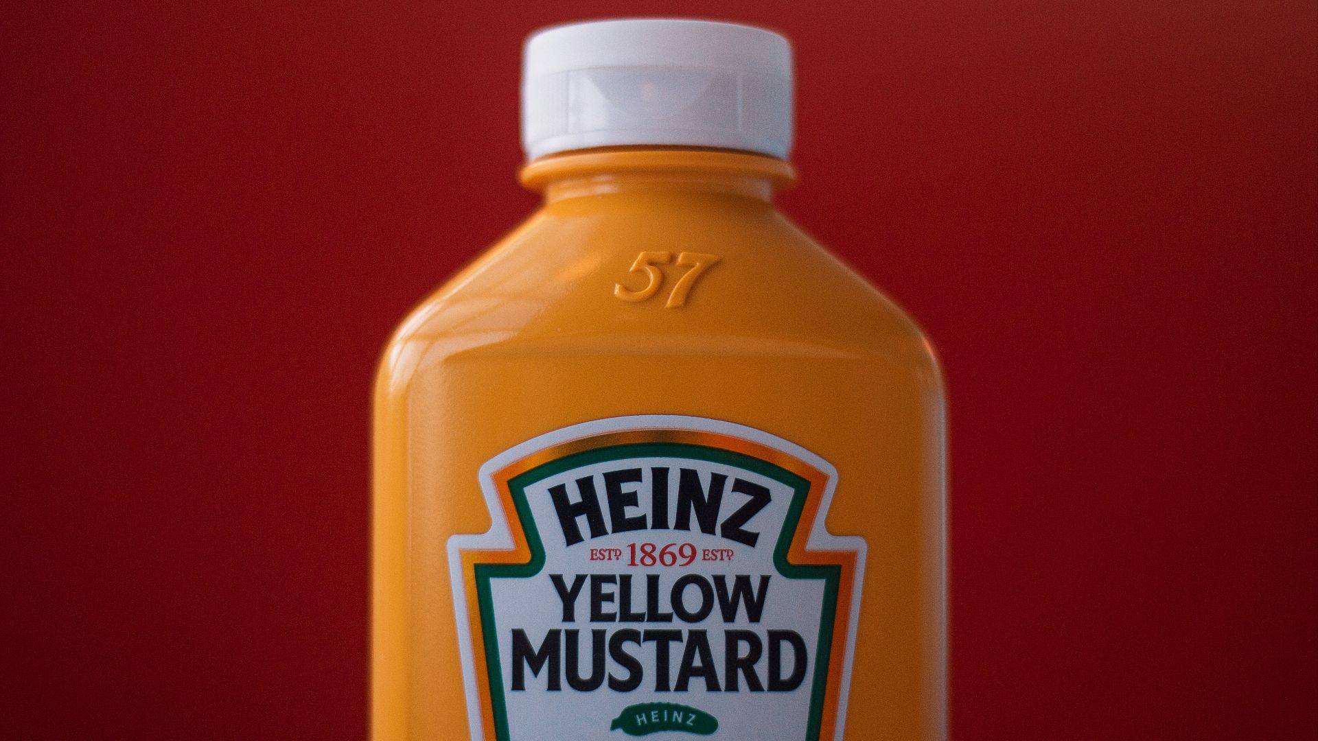 Heinz yellow mustard bottle