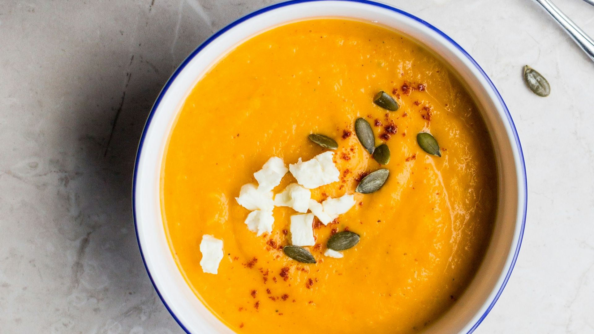 two sauces topped with seeds