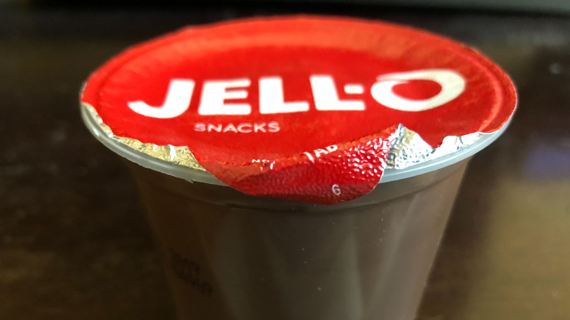 File:2019-01-25 20 08 29 An unopened cup of Jell-O chocolate pudding in the Franklin Farm section of Oak Hill, Fairfax County, Virginia.jpg