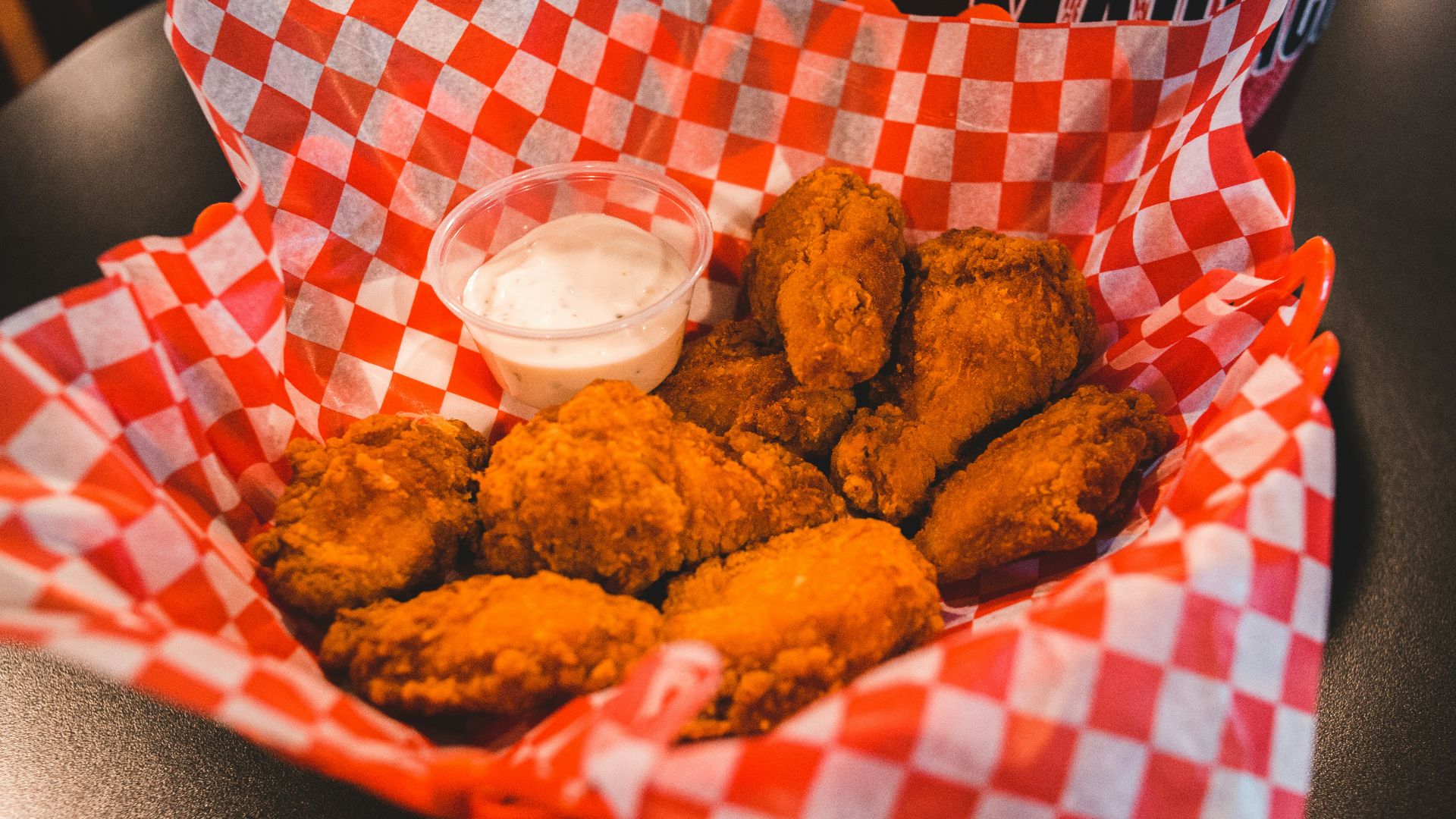 fried chicken on white ceramic plate