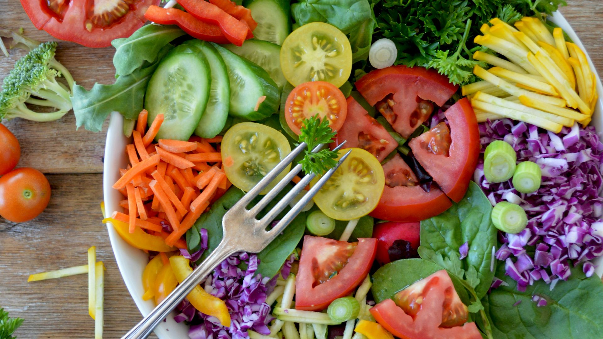 sliced vegetables on white ceramic plate