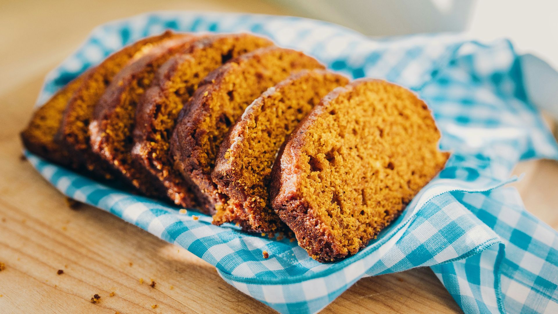 a close up of slices of cake on a plate