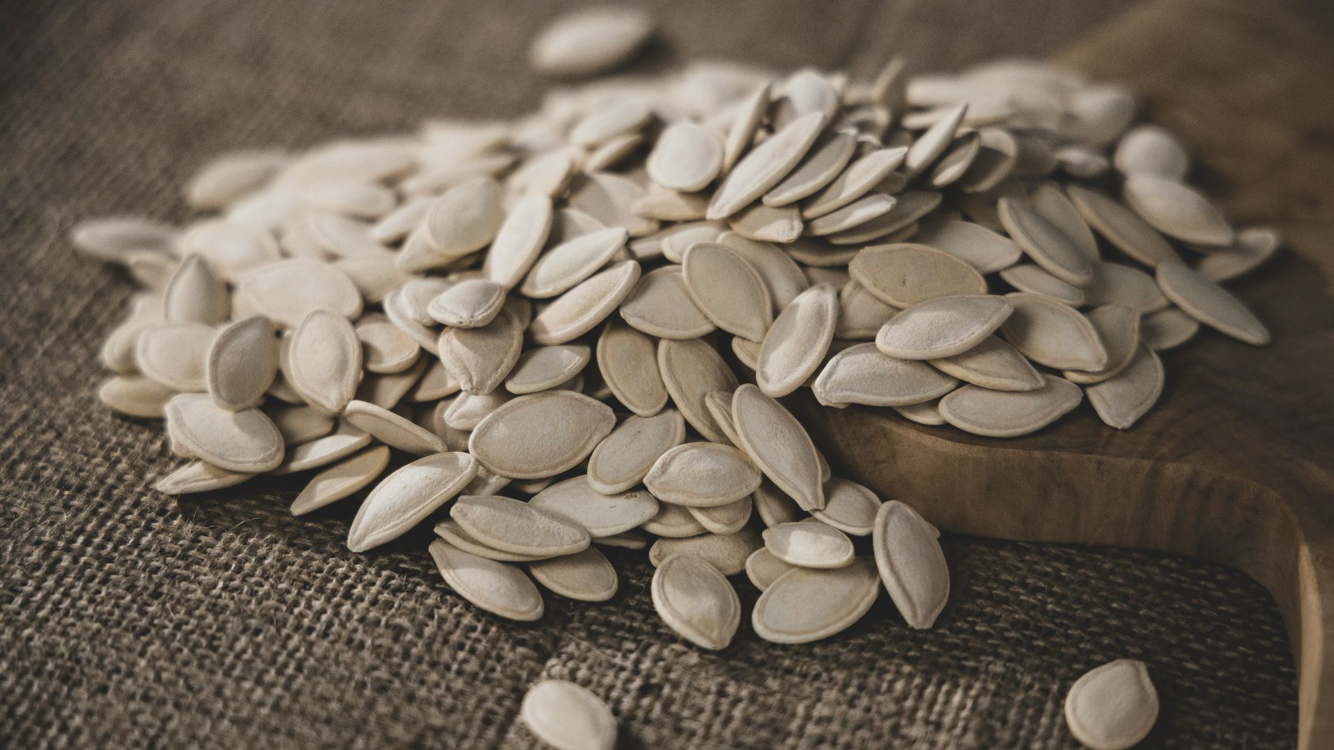 brown seeds on brown wooden surface