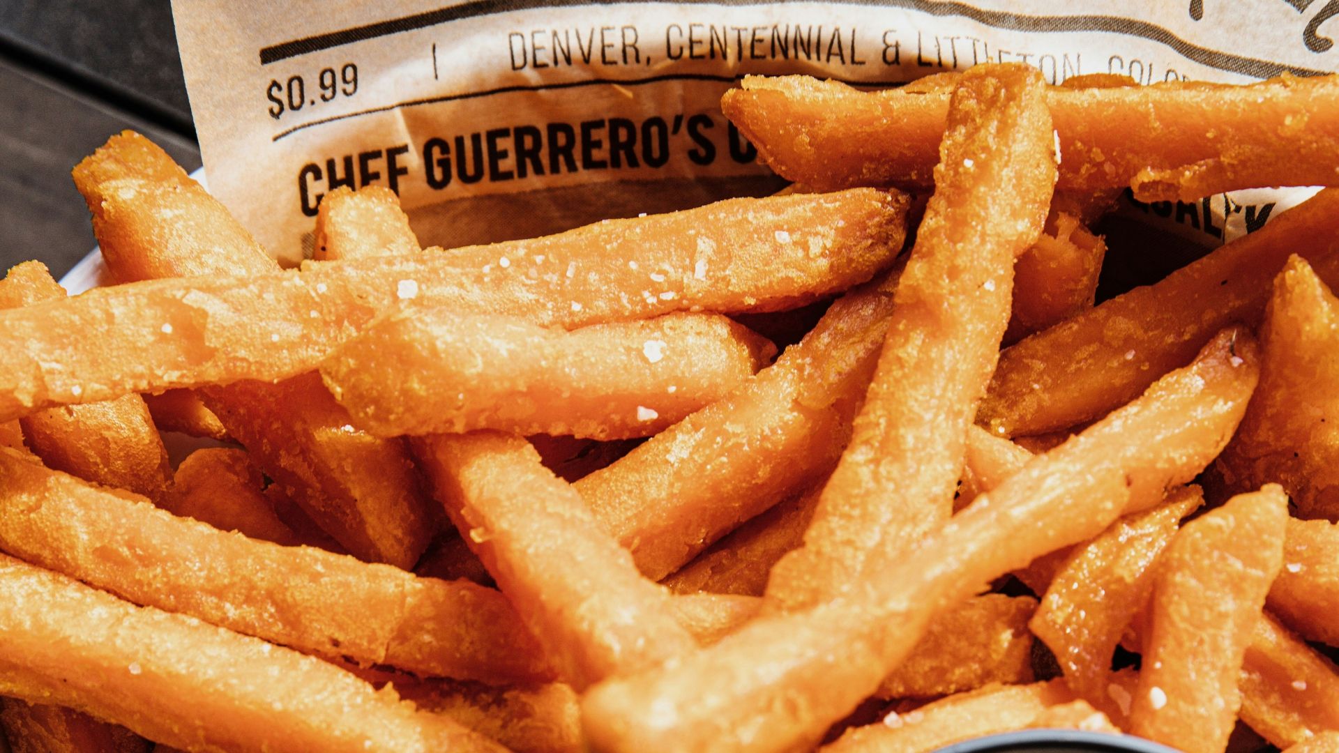 fried fries on white paper