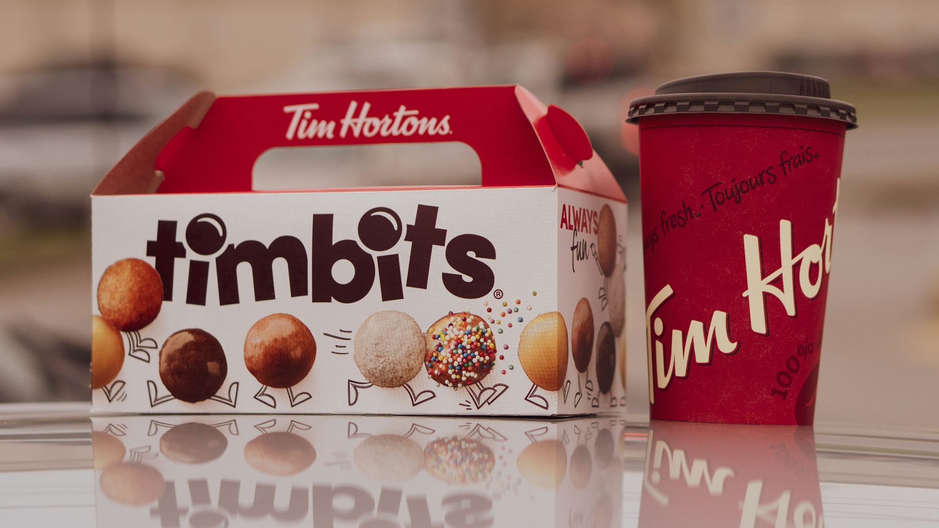 Timbits doughnut box