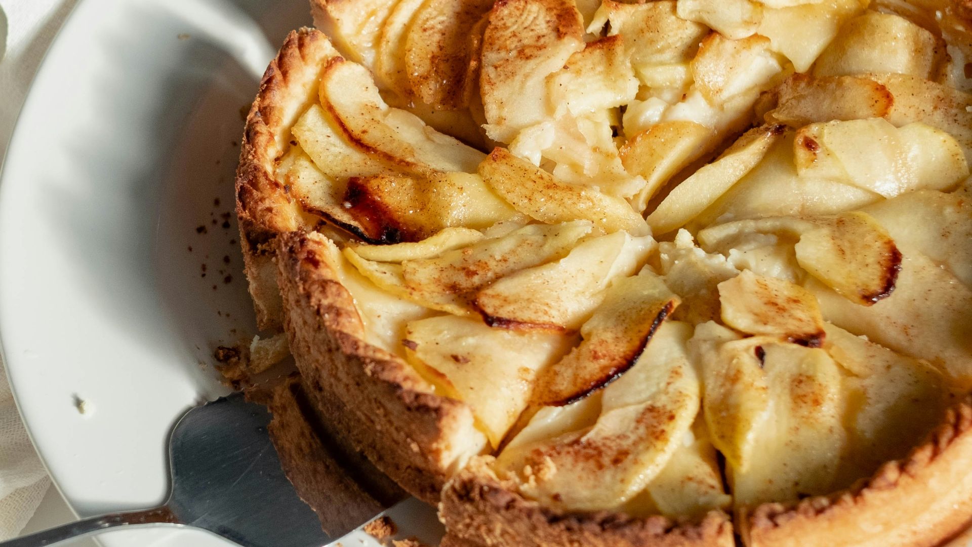 brown desert on white ceramic plate