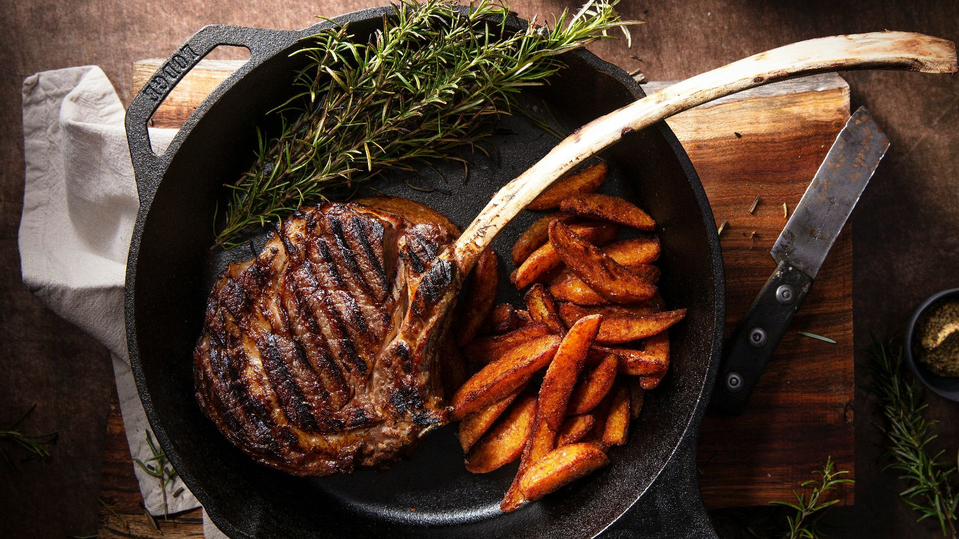 fried food on black pan