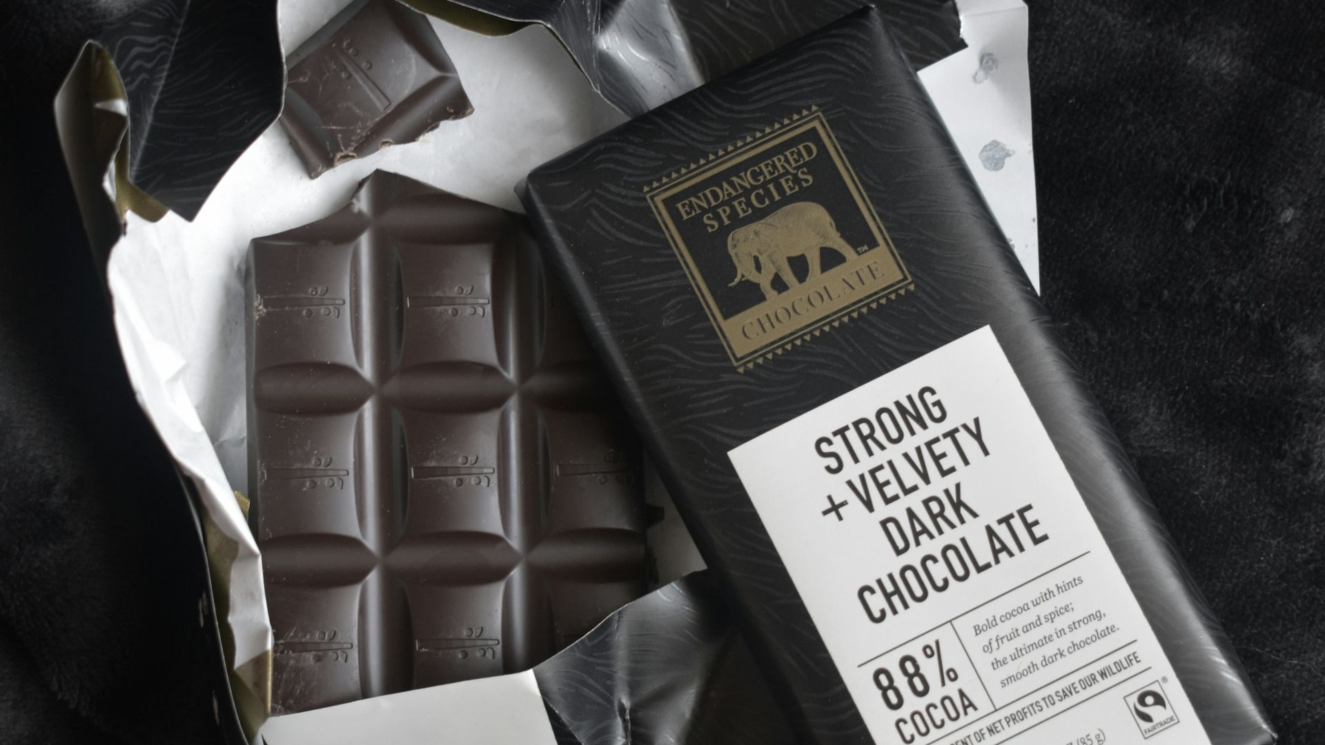 white and brown labeled chocolate bar