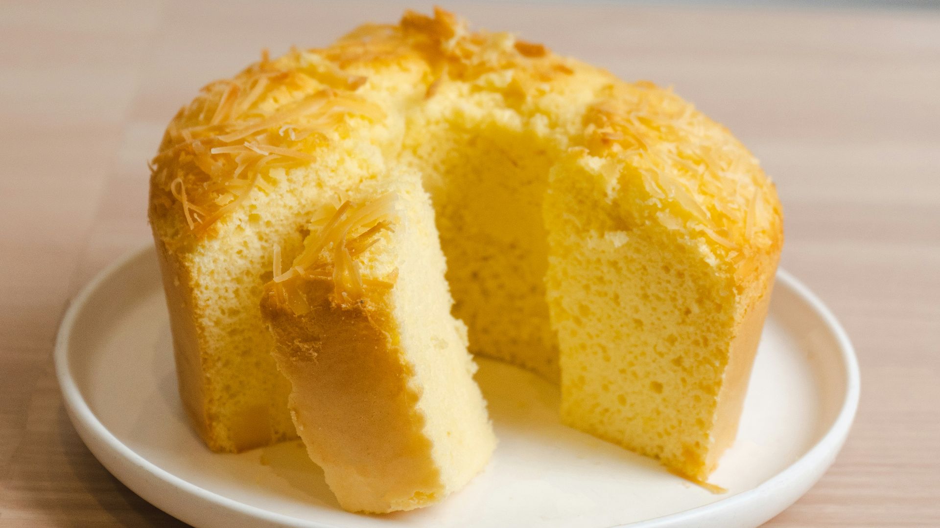 a piece of cake on a plate on a table