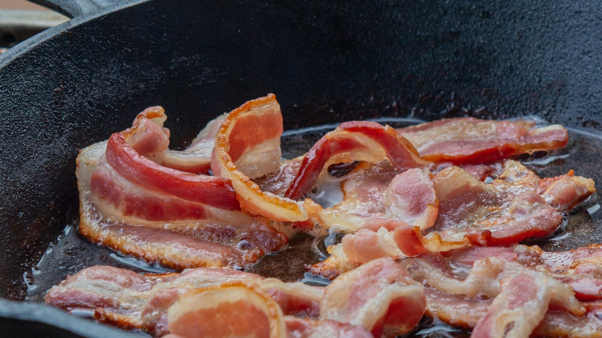 cooked food on black pan