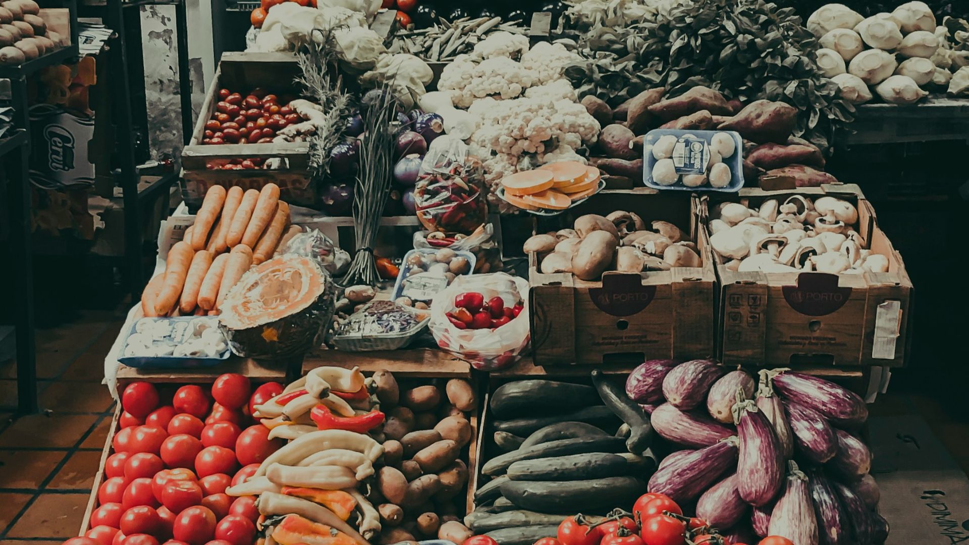 assorted vegetable lot